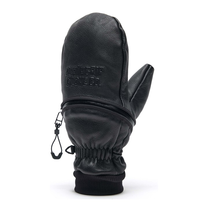 Deathgrip Ghoul Mitts Leather Glove - Black XL