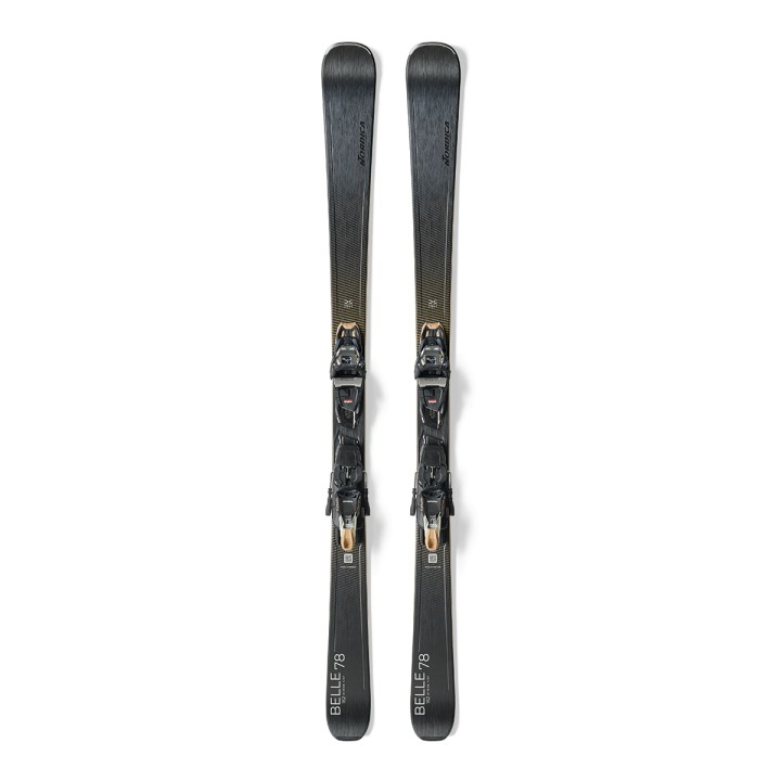 Nordica Wms Belle 78 Ski - Black/Gold 168