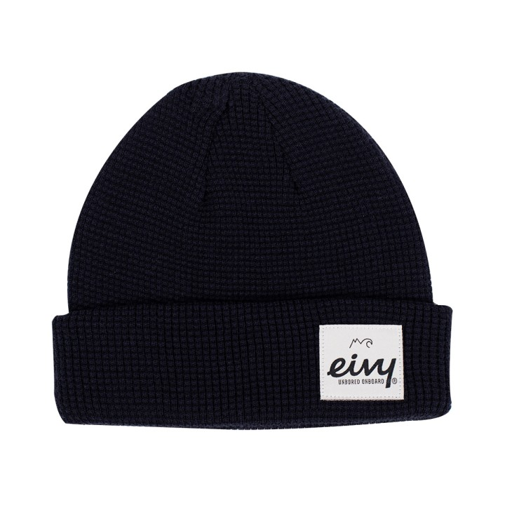 Eivy Knit Wool Beanie - black