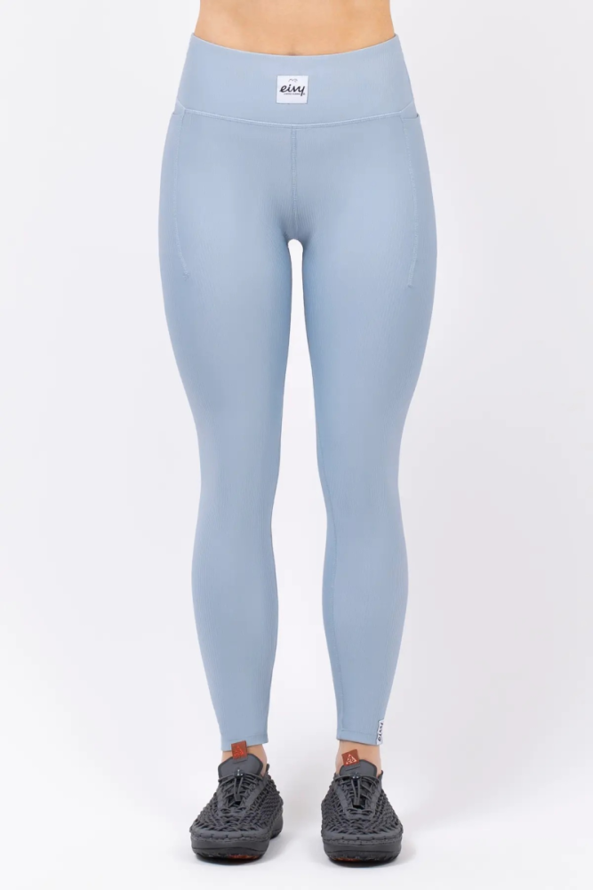 Eivy Wms Pocket Rib Tights - Faded Fog S