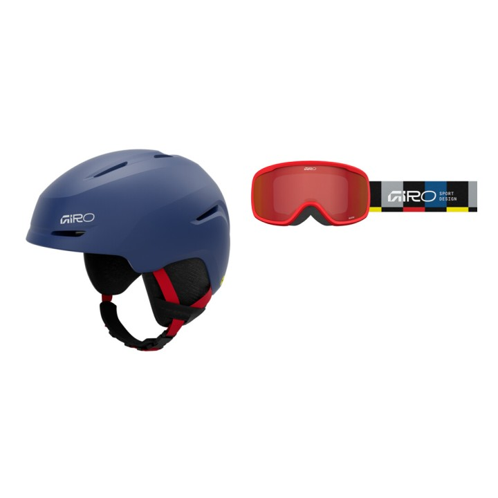 Giro Spur Combo Mips Helmet - Matte Blue/Red S