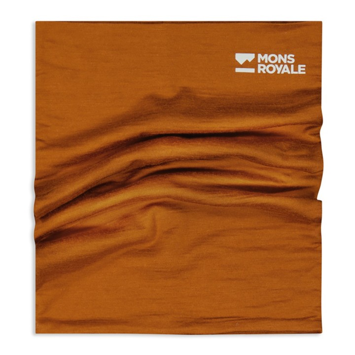 Mons Royale Double Up Neckwarmer - Copper