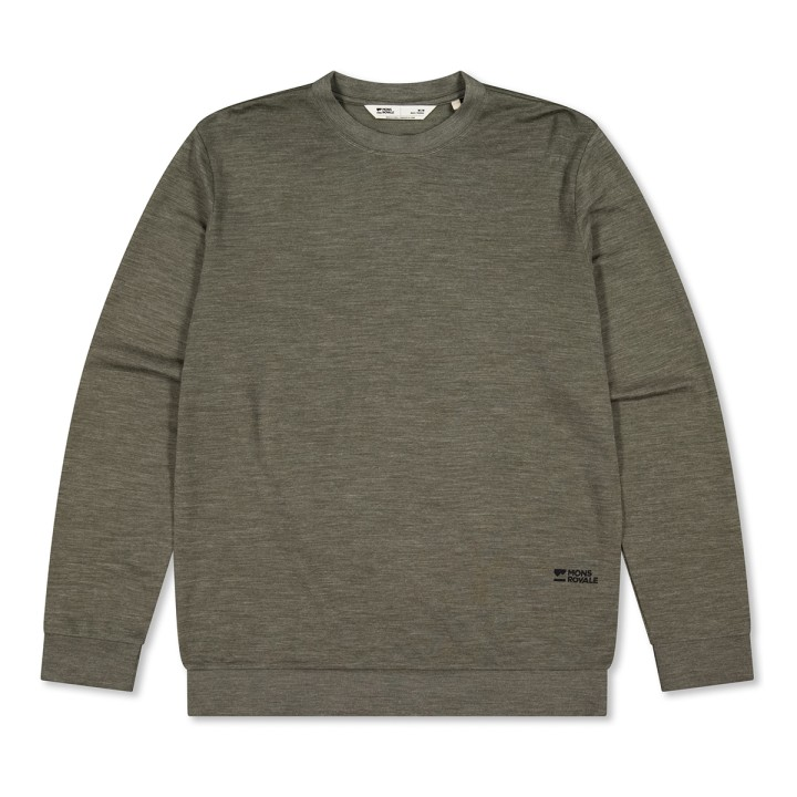 Mons Royale Horizon Longsleeve - Dark Olive L