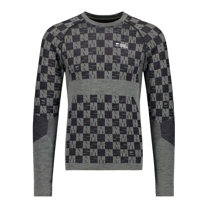 Mons Royale Ascender LS - Sage/Black M