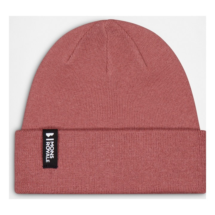 Mons Royale McCloud Beanie - Canyon Rose