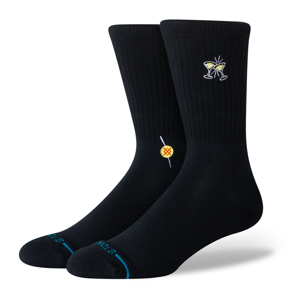 Stance Extra Dirty Crew Socks - Black M