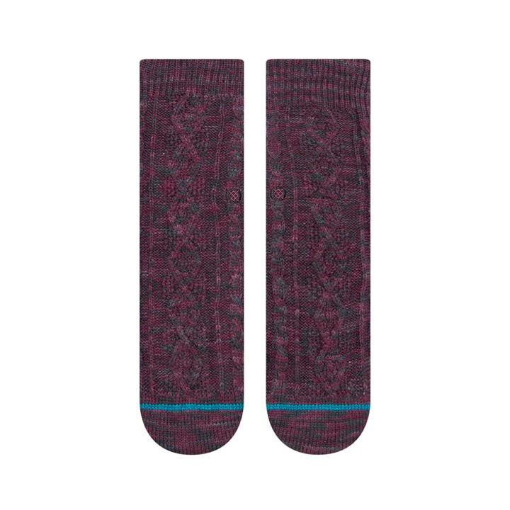 Stance Habitat Socks - Burgundy S