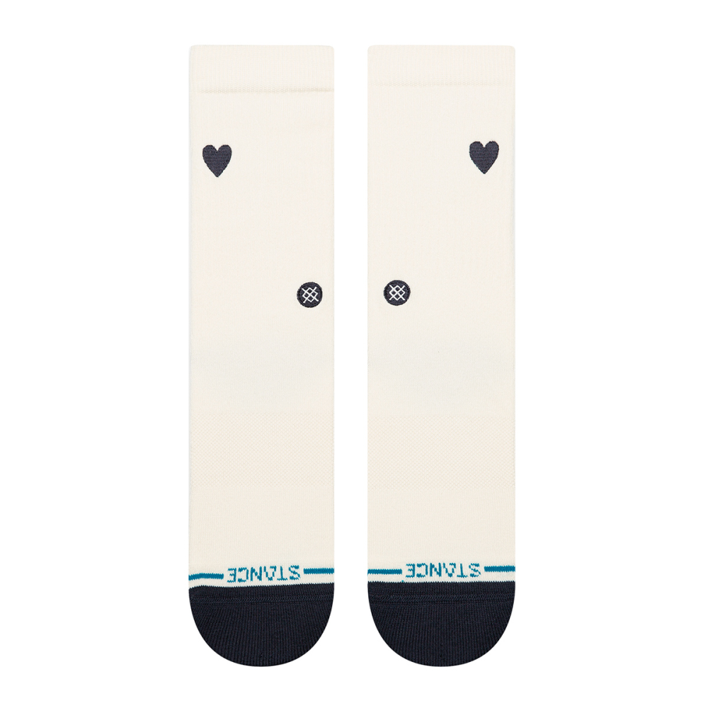 Stance Heart Crew Socks - Canvas S