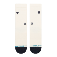 Stance Heart Crew Socks - Canvas S