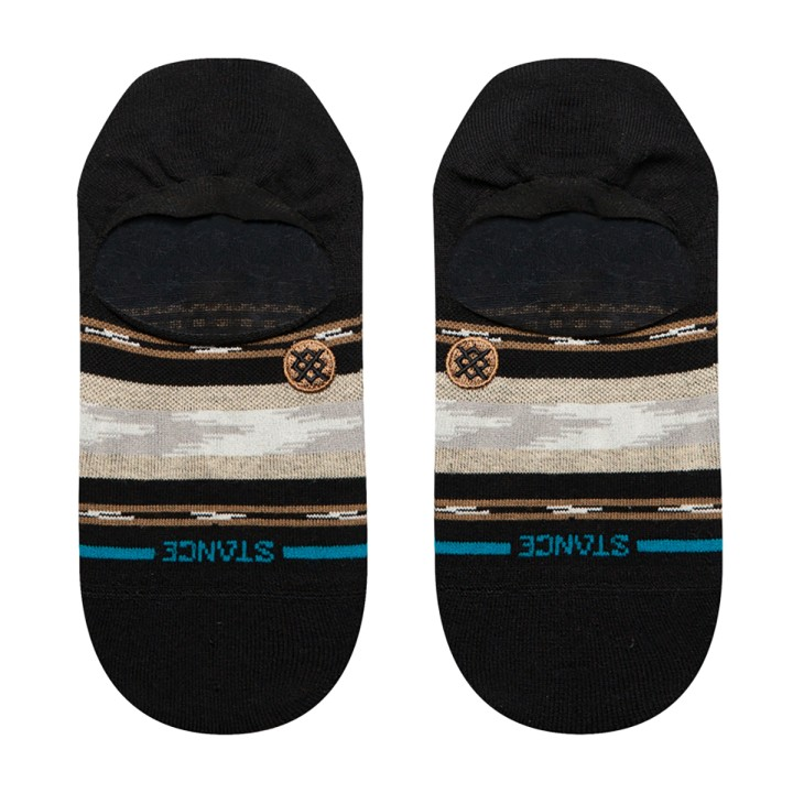 Stance Trail Bound No Show Socks - Black L